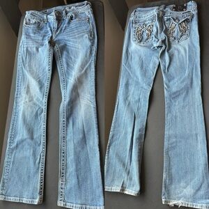 Miss Me Light Blue Boot Cut Jeans